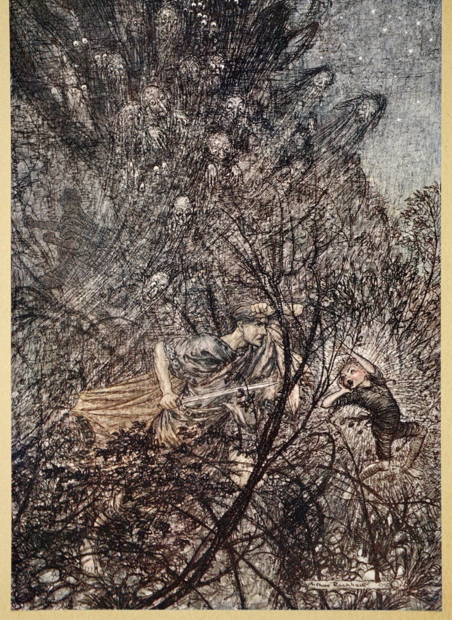 Auf und ab, auf und ab, Kobold, führe sie auf und ab, Illustration aus 