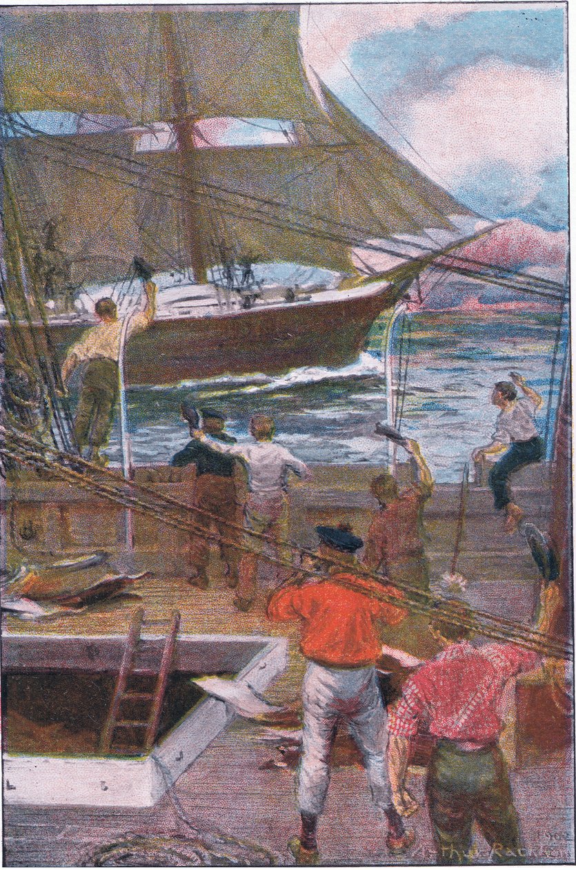 Wir gaben drei lange laute Jubelrufe von Arthur Rackham