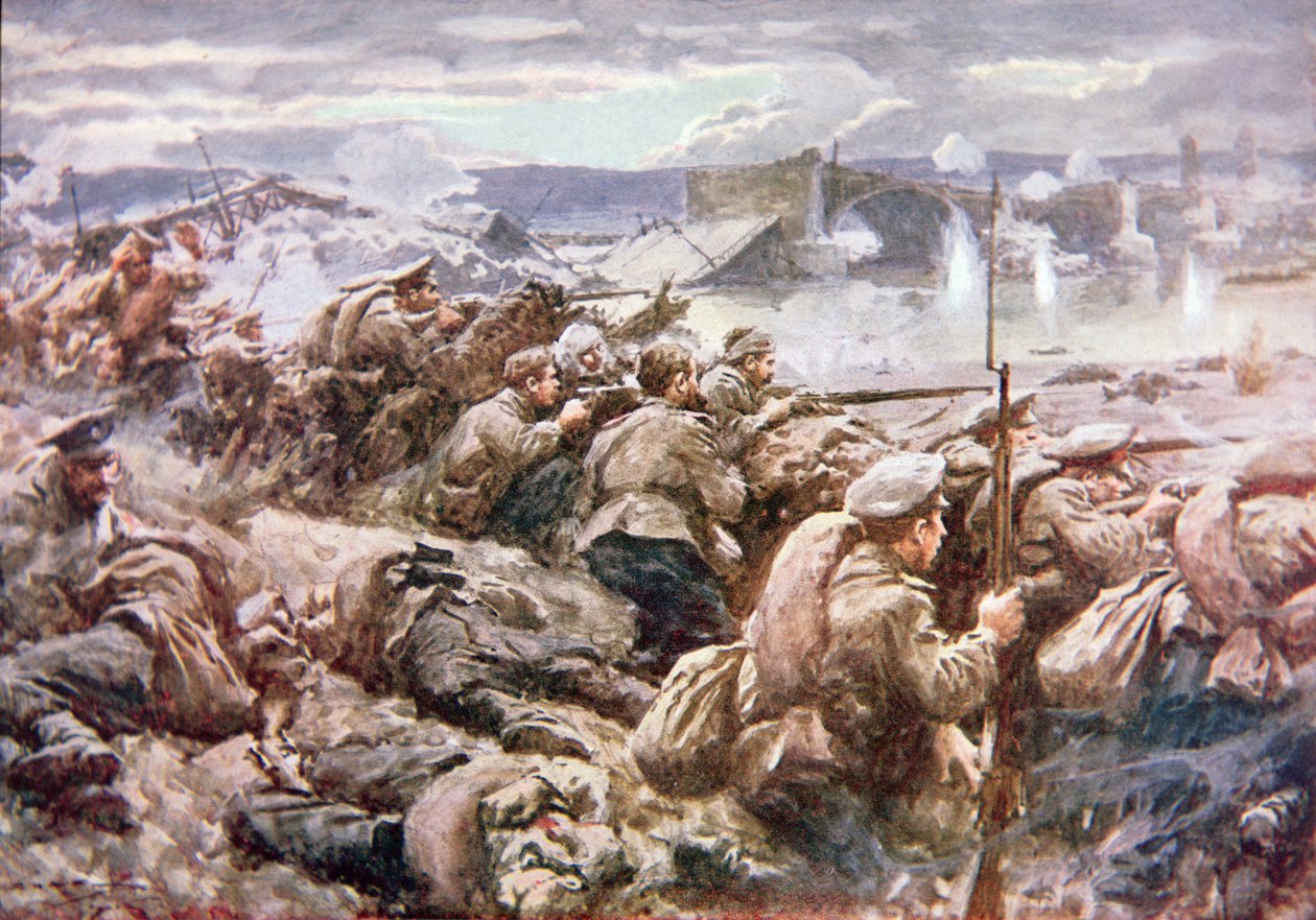 Eine heldenhafte russische Nachhutaktion im großen polnischen Rückzug von Arthur C. (after) Michael