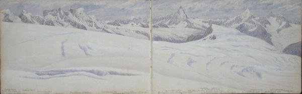 Blick von der Cima de Jazi von Arthur Cust