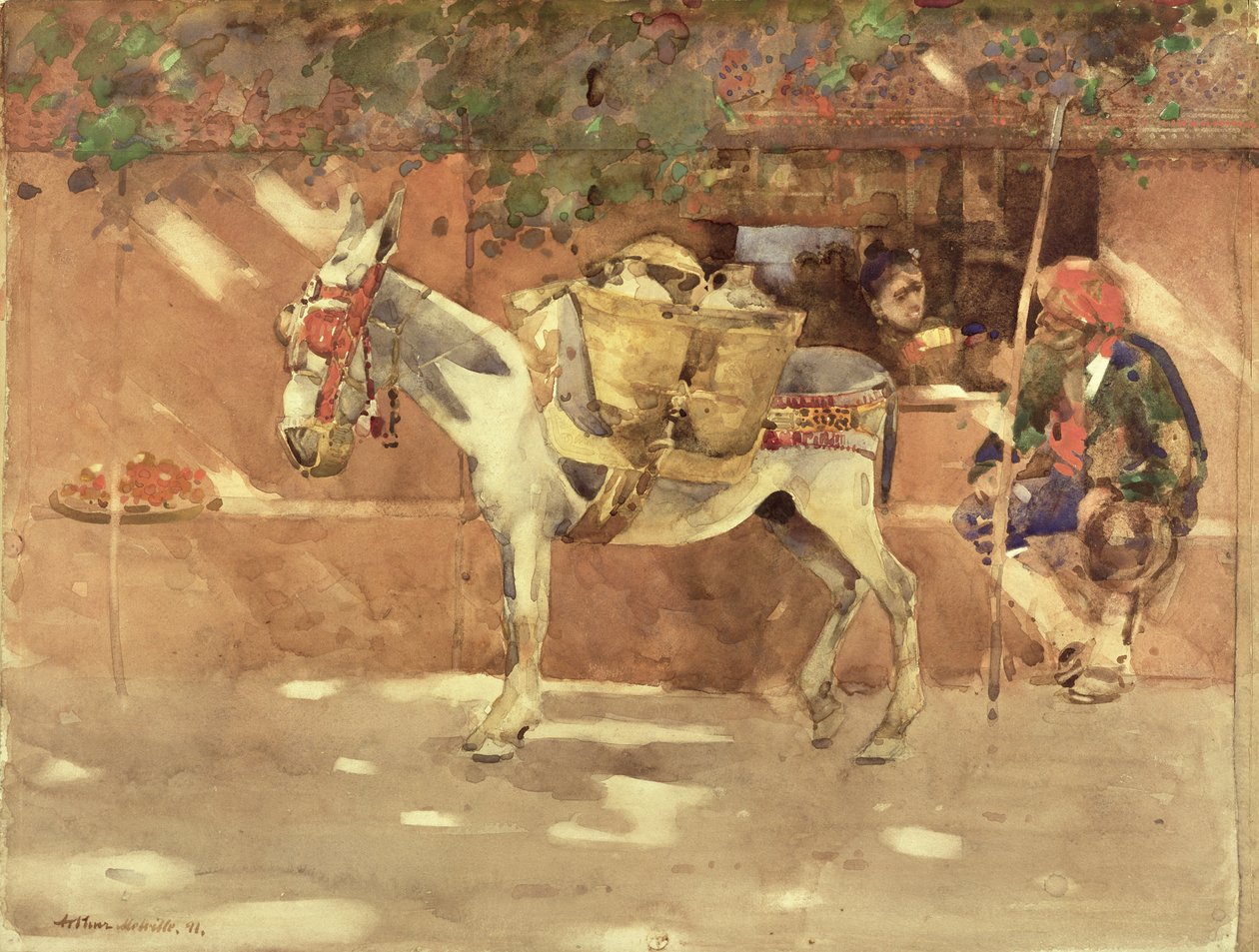 Ein Seitenweg in Granada von Arthur Melville