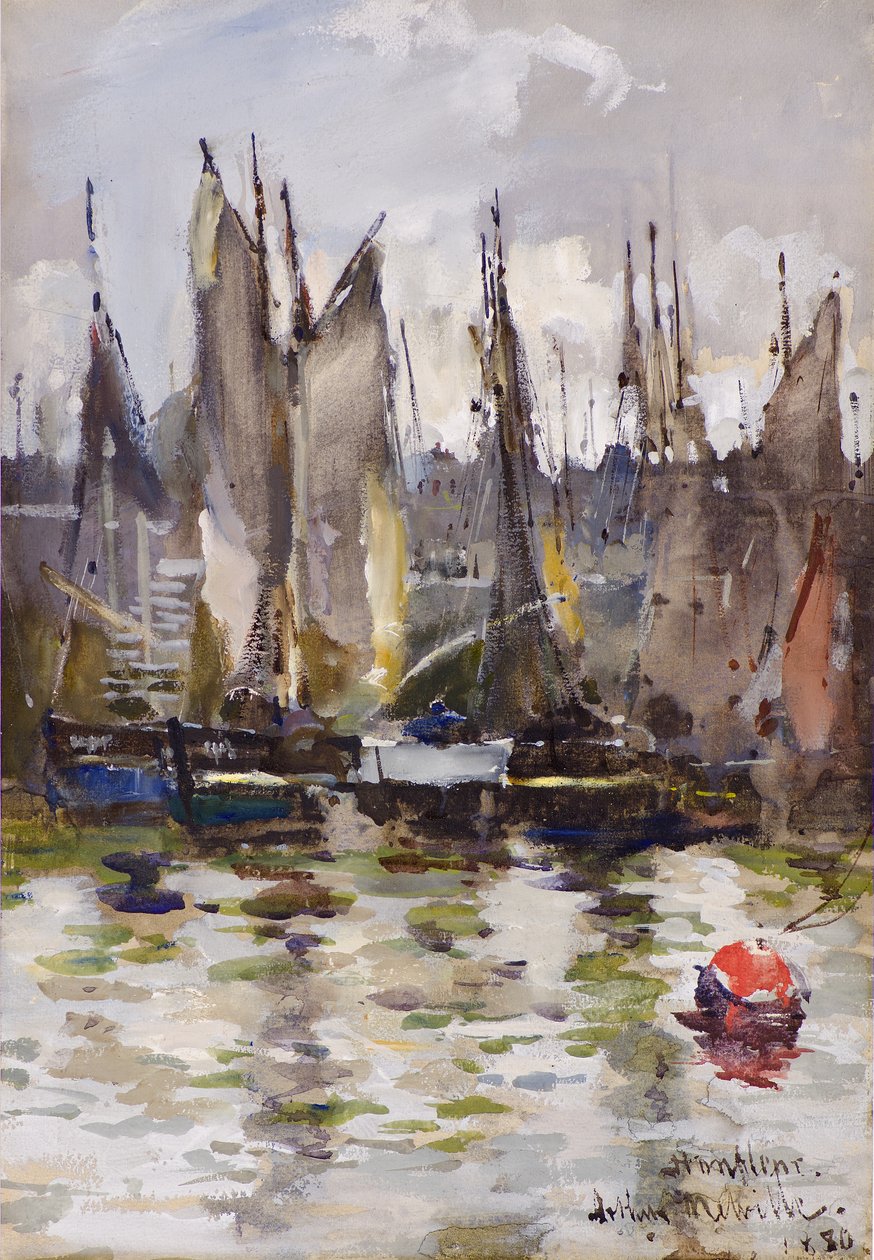Hafen von Honfleur von Arthur Melville