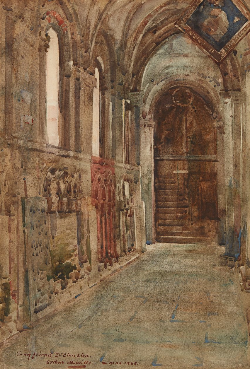 Nordschiff der St. Magnus Kathedrale, Kirkwall von Arthur Melville