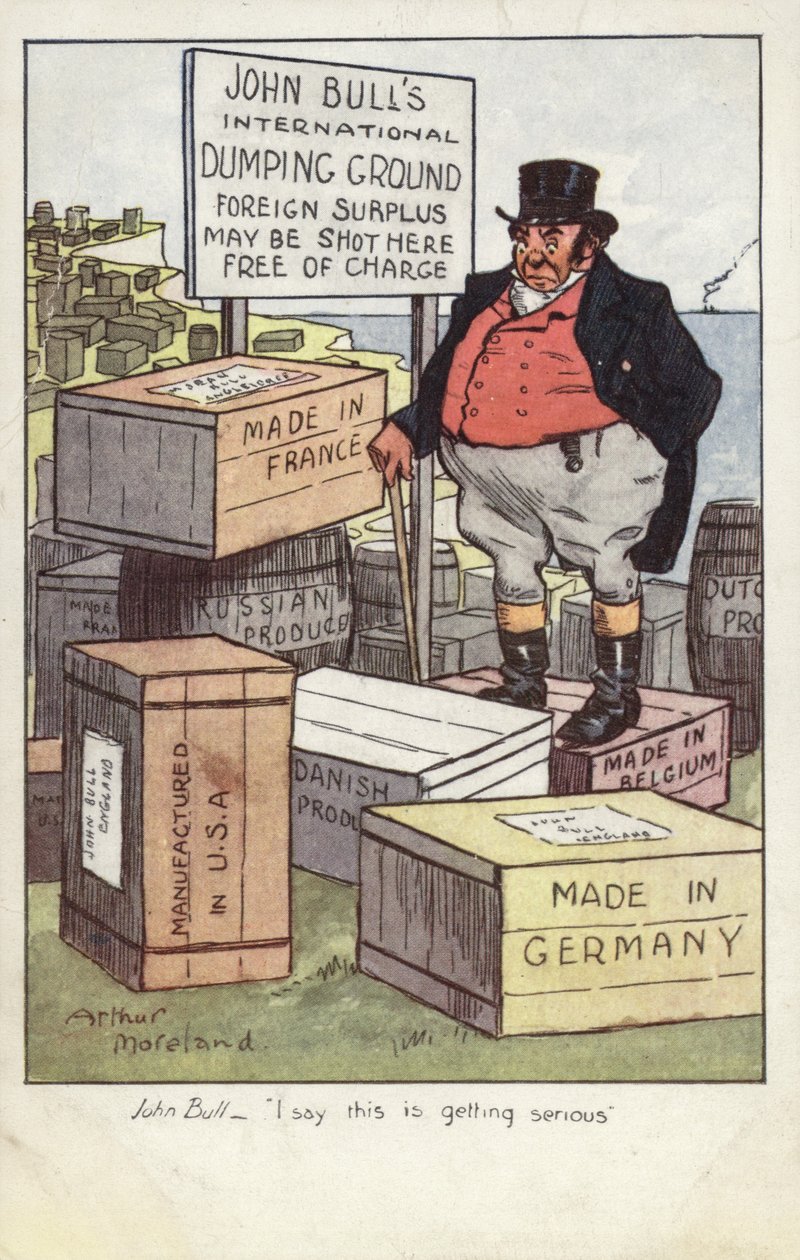 John Bulls internationaler Müllplatz von Arthur Moreland