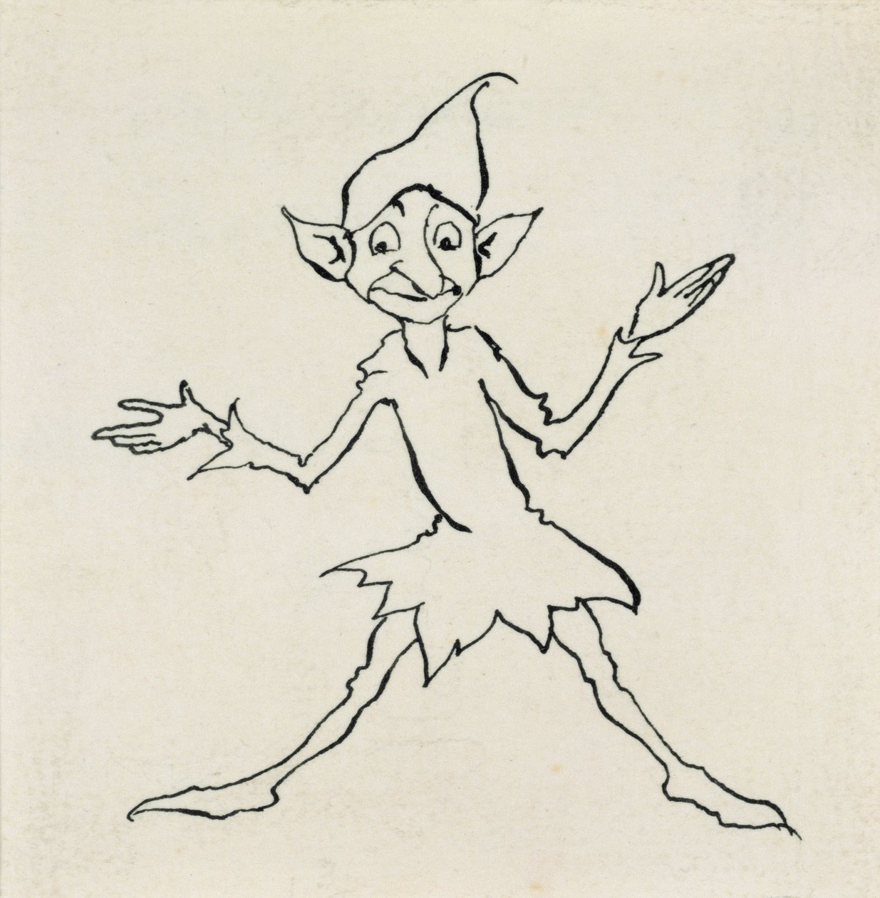 Guten Abend! sagte Lukoje, Illustration aus Hans Christian Andersens Märchen, veröffentlicht 1932 von Arthur Rackham