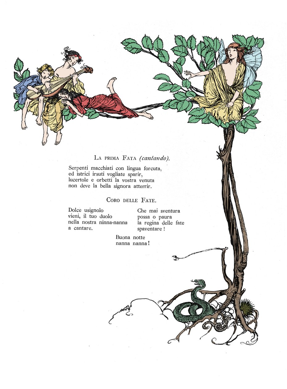 Illustration zu Ein Sommernachtstraum von William Shakespeare von Arthur Rackham