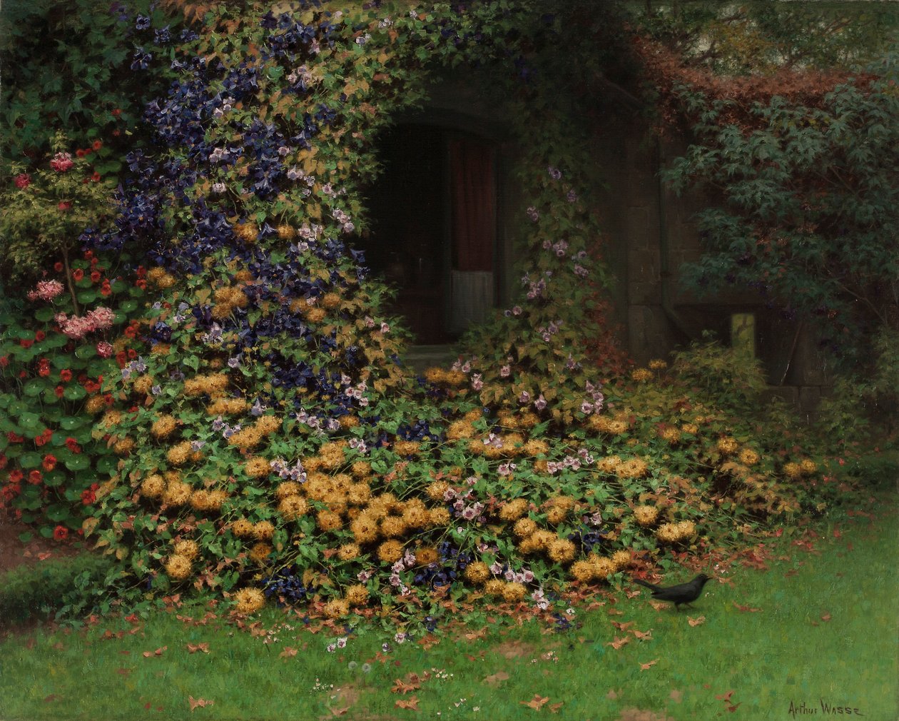 Das Zuhause des Künstlers, 1920 von Arthur Wasse