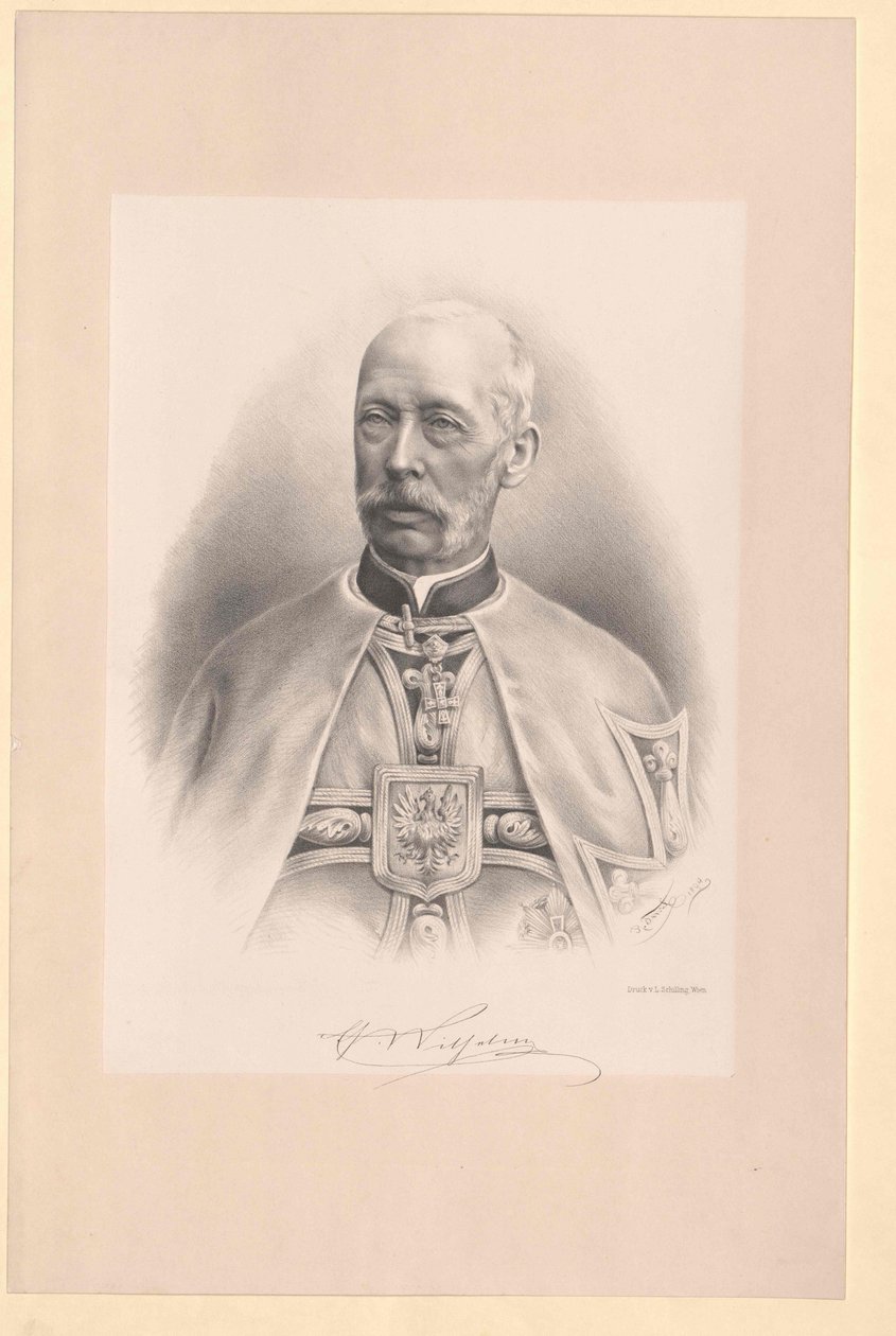 Erzherzog von Österreich Wilhelm (Druck) von Artist Unknown