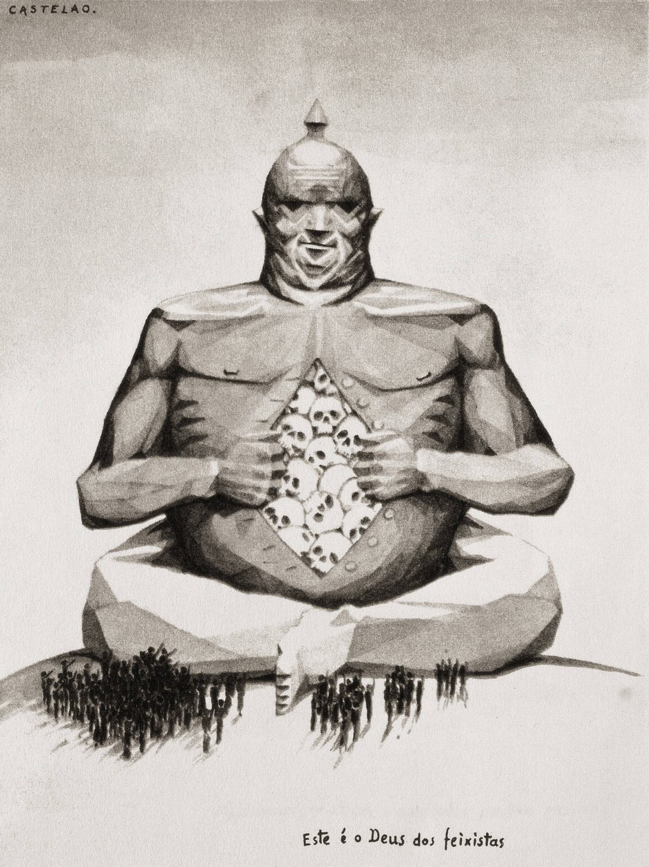 Das ist der Gott der Faschisten. Bild aus der Serie „Galicia Martir“ (Märtyrer Galicien) von Alfonso Ro von Artist Unknown