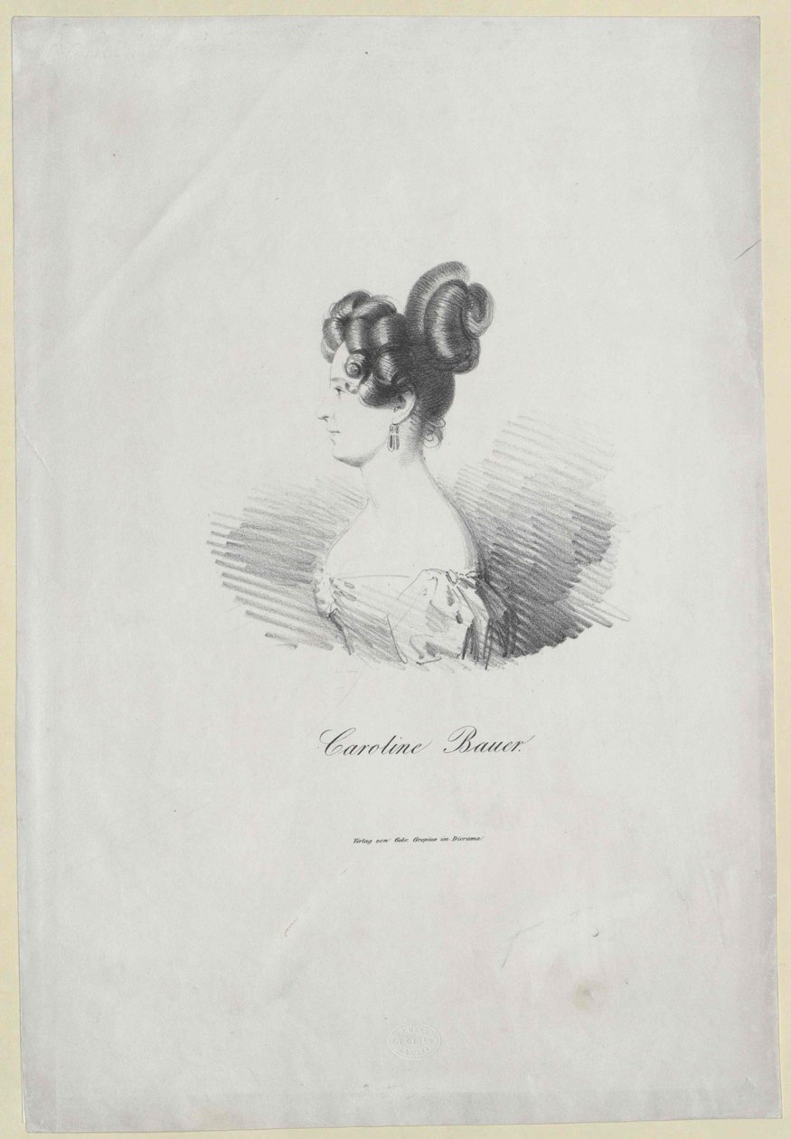 Caroline Bauer von Artist Unknown