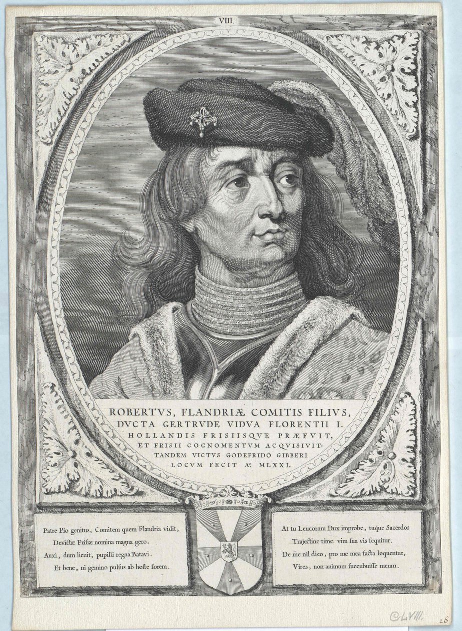 Graf von Flandern Robert I. der Friese von Artist Unknown