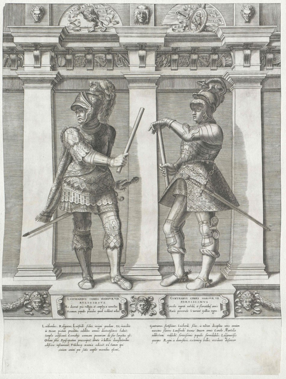 Graf von Habsburg Guntram der Starke von Artist Unknown