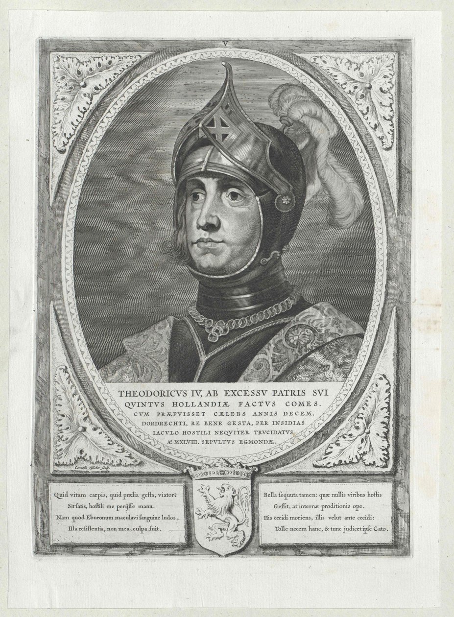 Graf von Holland Dietrich IV (Druck) von Artist Unknown