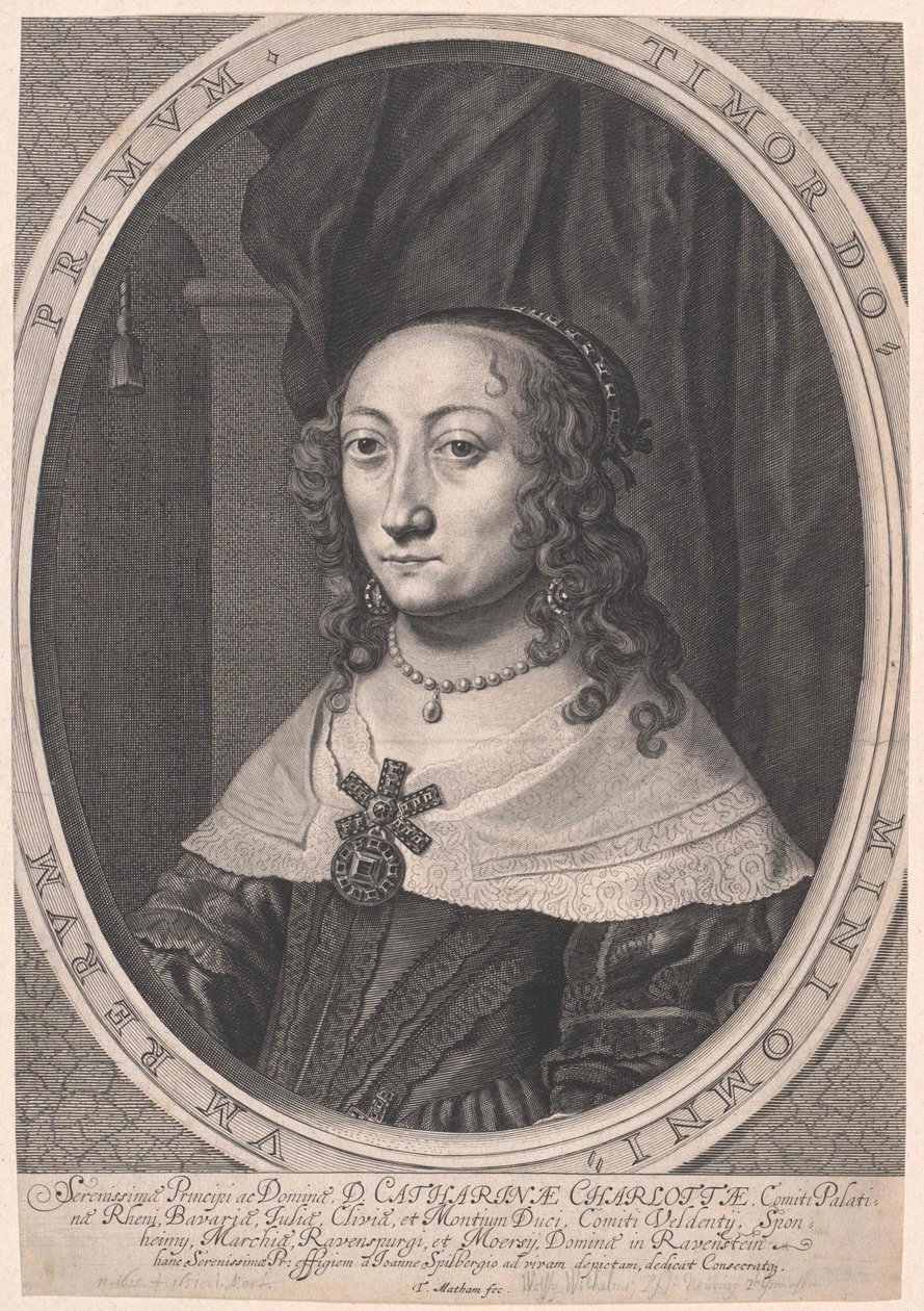 Pfalzgräfin von Zweibrücken Catherine Charlotte von Artist Unknown