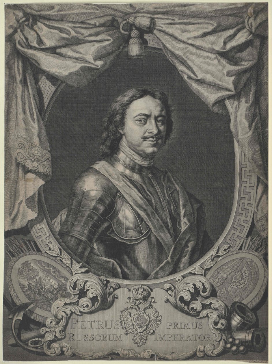 Kaiser von Russland Peter I. der Große von Artist Unknown