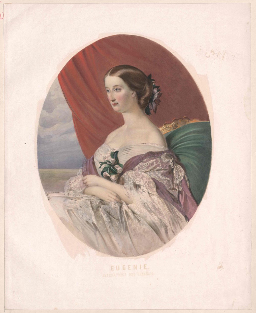 Kaiserin von Frankreich Eugenie von Artist Unknown