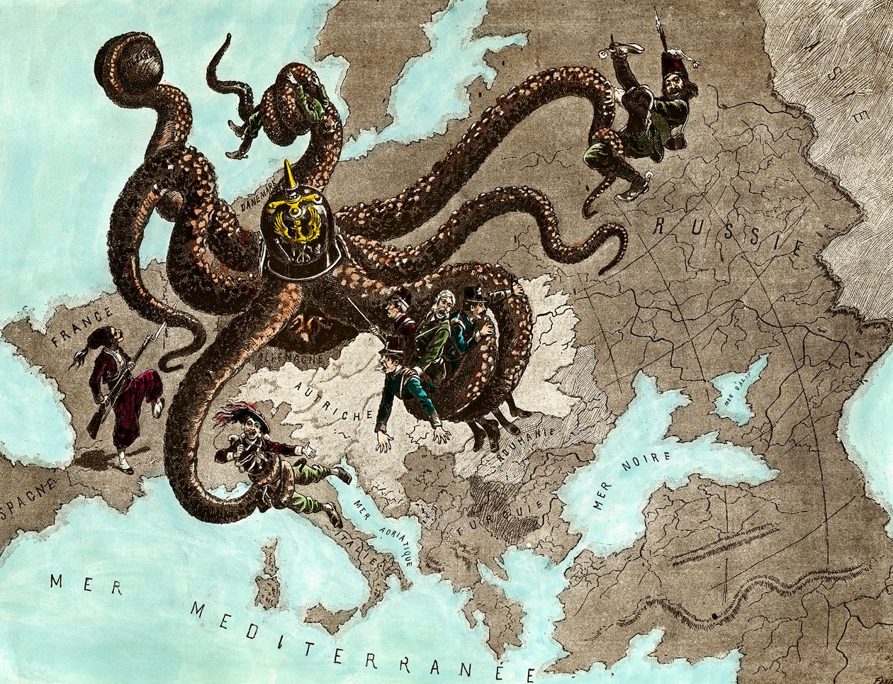 Erster Weltkrieg: der deutsche Oktopus von Artist Unknown