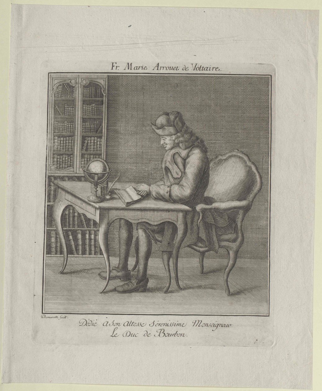 François Marie Arouet Voltaire von Artist Unknown