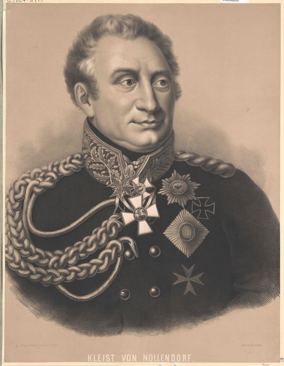 Frederic Henry Graf Brill von Nollendorf von Artist Unknown