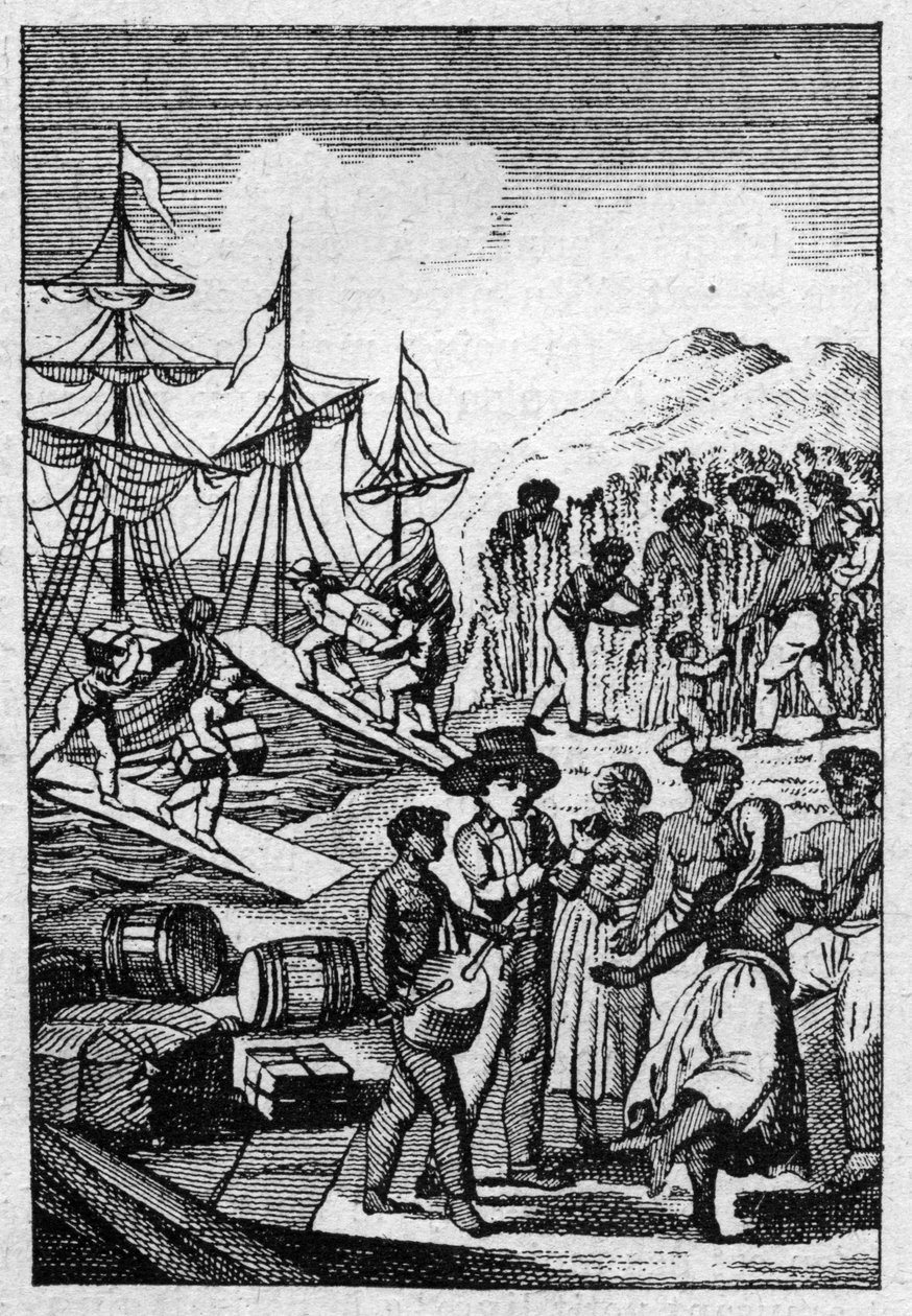 Frontispiz für eine Volksausgabe von "Reise von Paris nach Saint-Cloud auf dem Seeweg und Rückkehr von Saint-Cloud nach Paris auf dem Landweg" von Louis Balthazar Neel von Artist Unknown