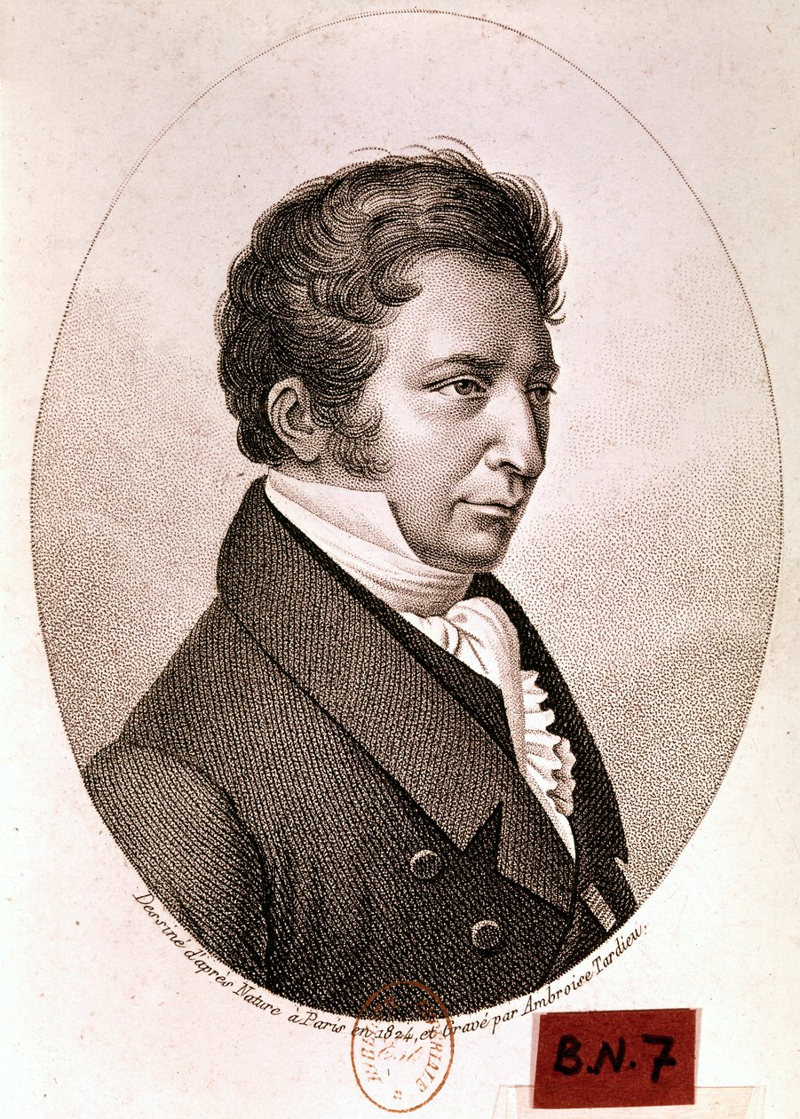 GAY-LUSSAC Joseph Louis: Porträt von Artist Unknown