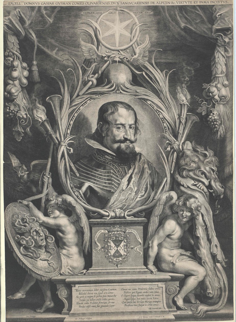 Gaspar Herzog von San Lucar de Barrameda Conde Duca Olivarez z Guzman von Artist Unknown