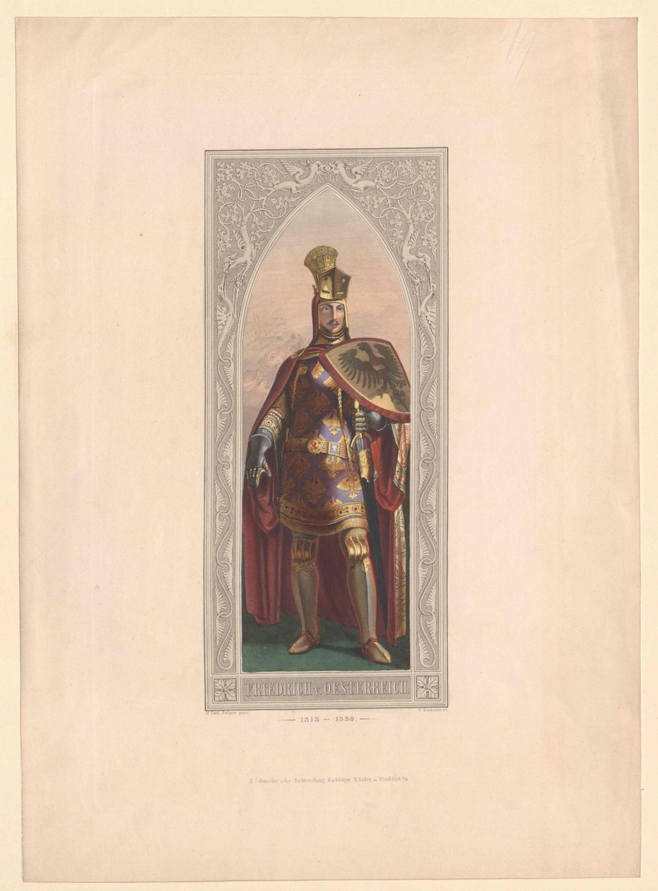 Deutscher König Friedrich der Schöne von Artist Unknown