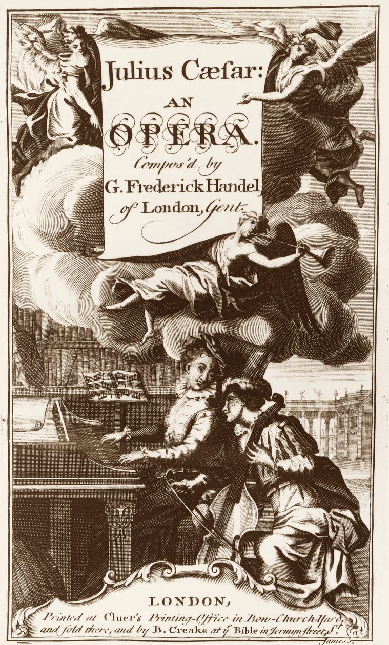 Giulio Cesare in Ägypten - Julius Caesar in Ägypten von Georg Friedrich Händel von Artist Unknown
