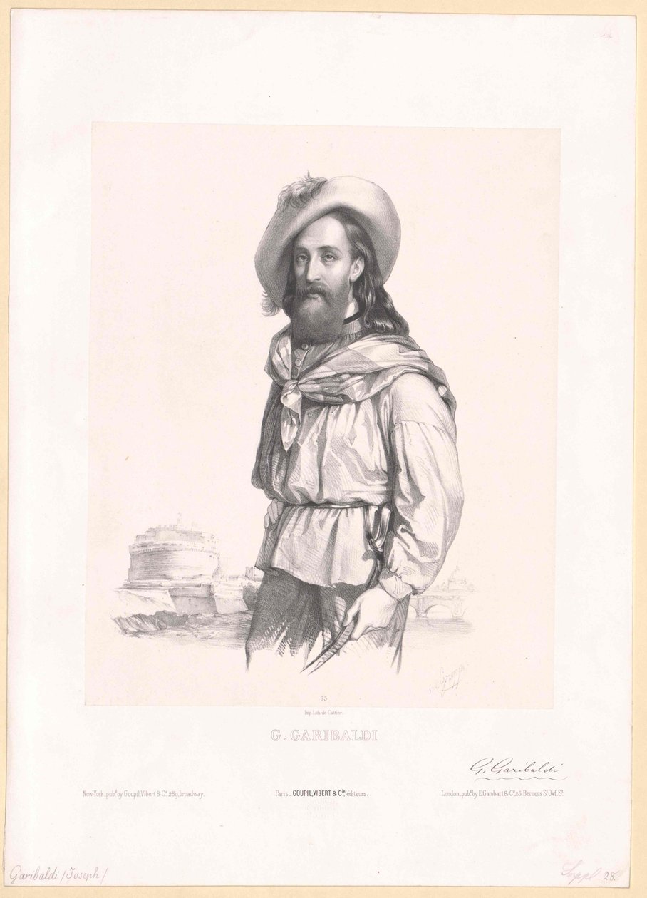 Giuseppe Garibaldi von Artist Unknown