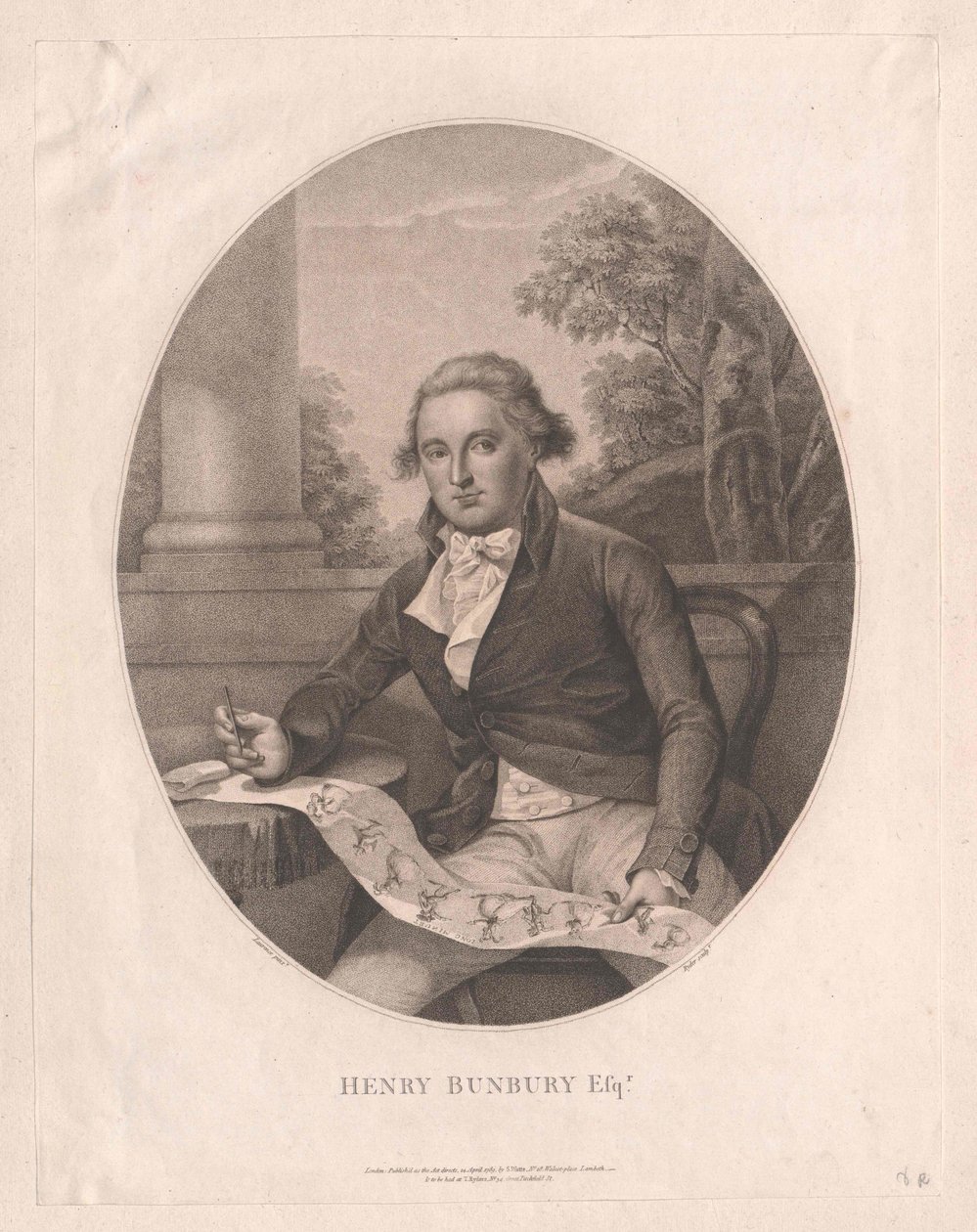 Henry William Bunbury von Artist Unknown