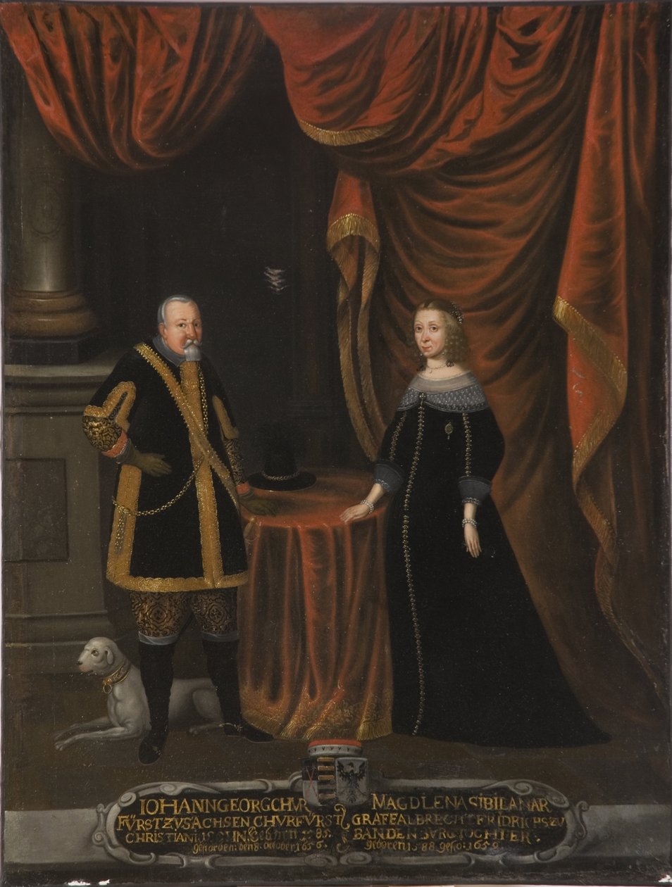 Johann Georg I. von Sachsen und Magdalene Sibylle von Preußen von Artist Unknown