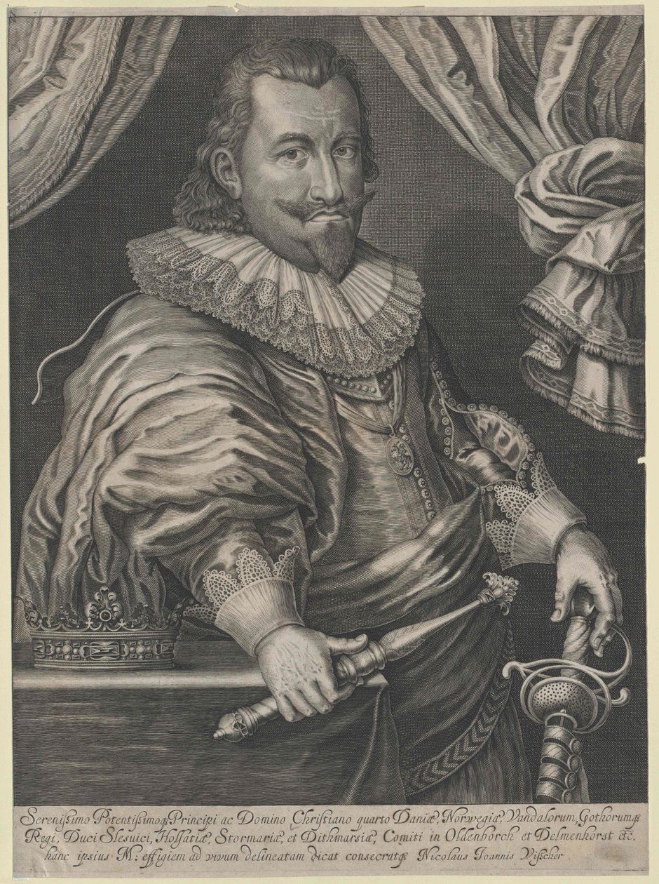 König von Dänemark Christian IV von Artist Unknown