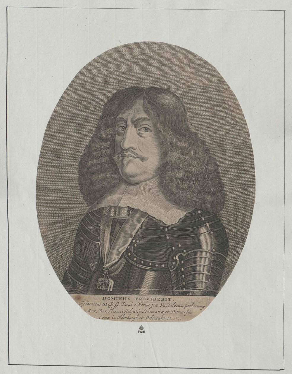 König von Dänemark Friedrich III von Artist Unknown