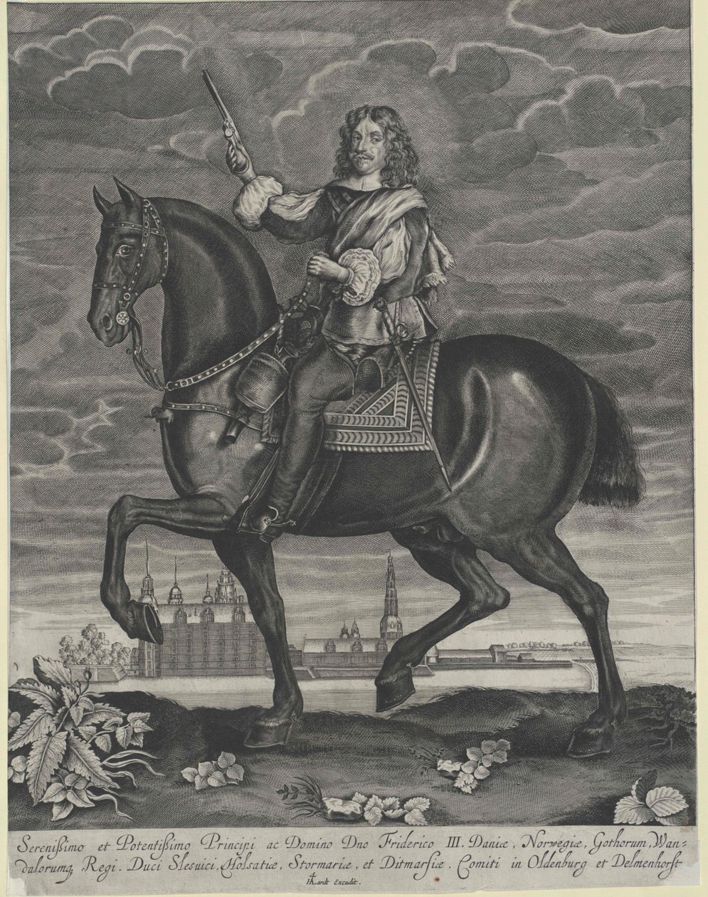 König von Dänemark Friedrich III von Artist Unknown