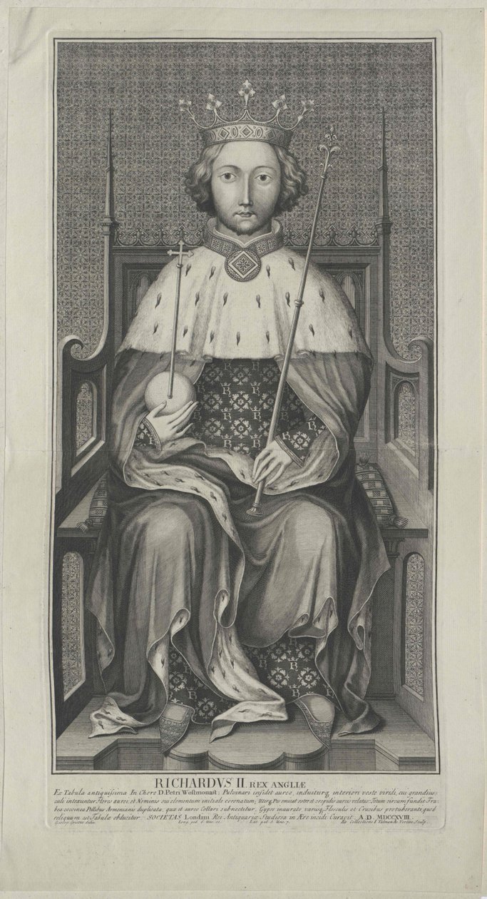 König von England Richard II von Artist Unknown