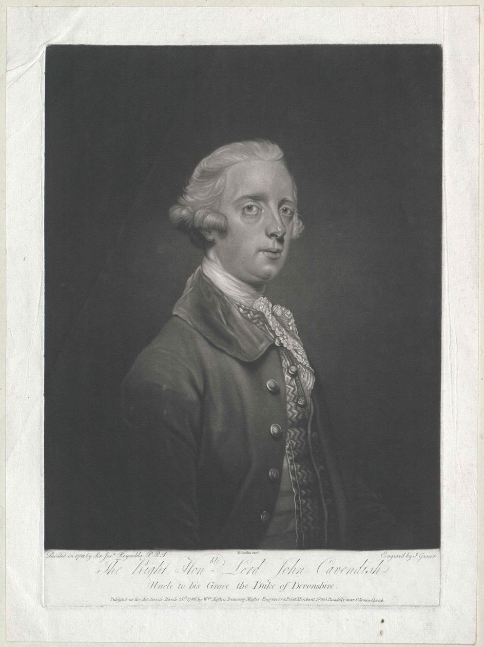 Lord John Cavendish von Artist Unknown
