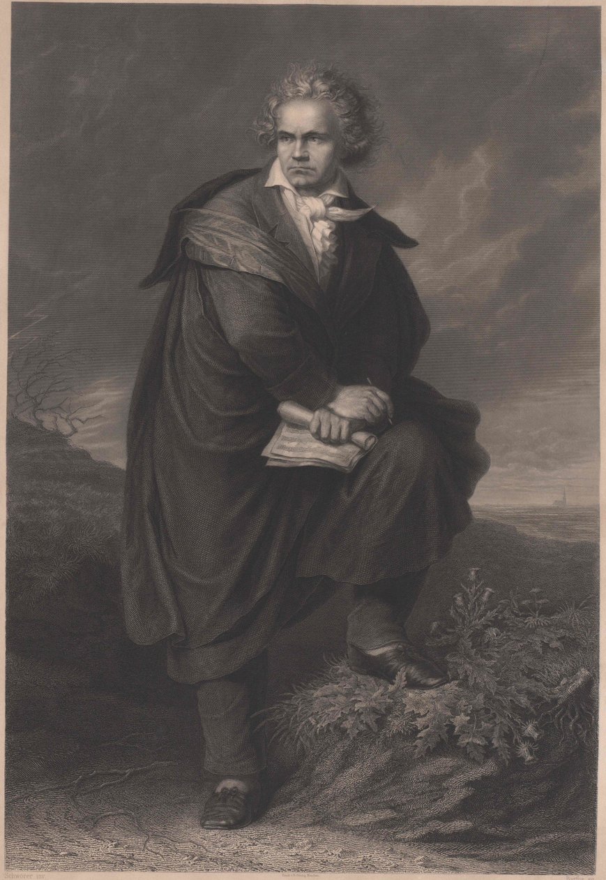 Ludwig van Beethoven von Artist Unknown