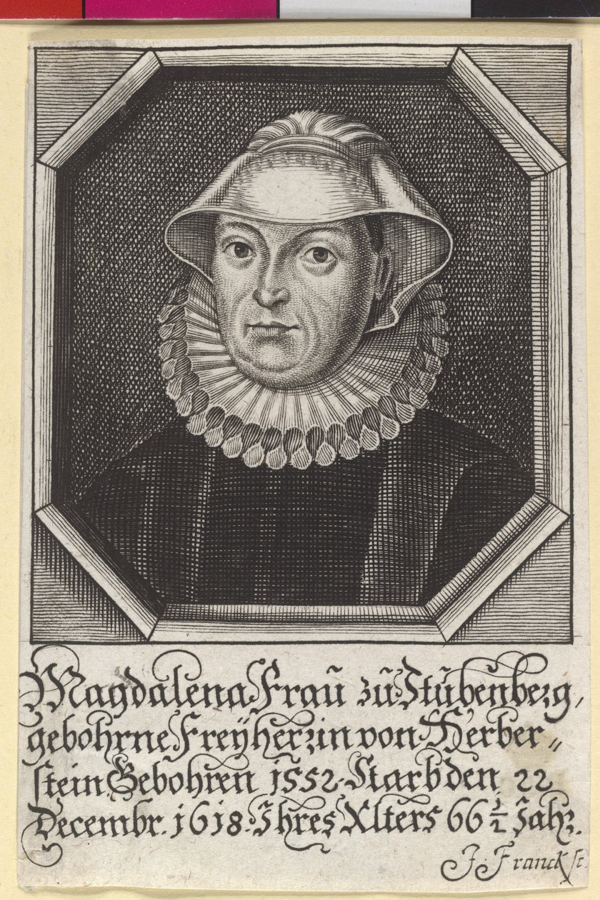 Magdalene Baronin Herberstein von Artist Unknown