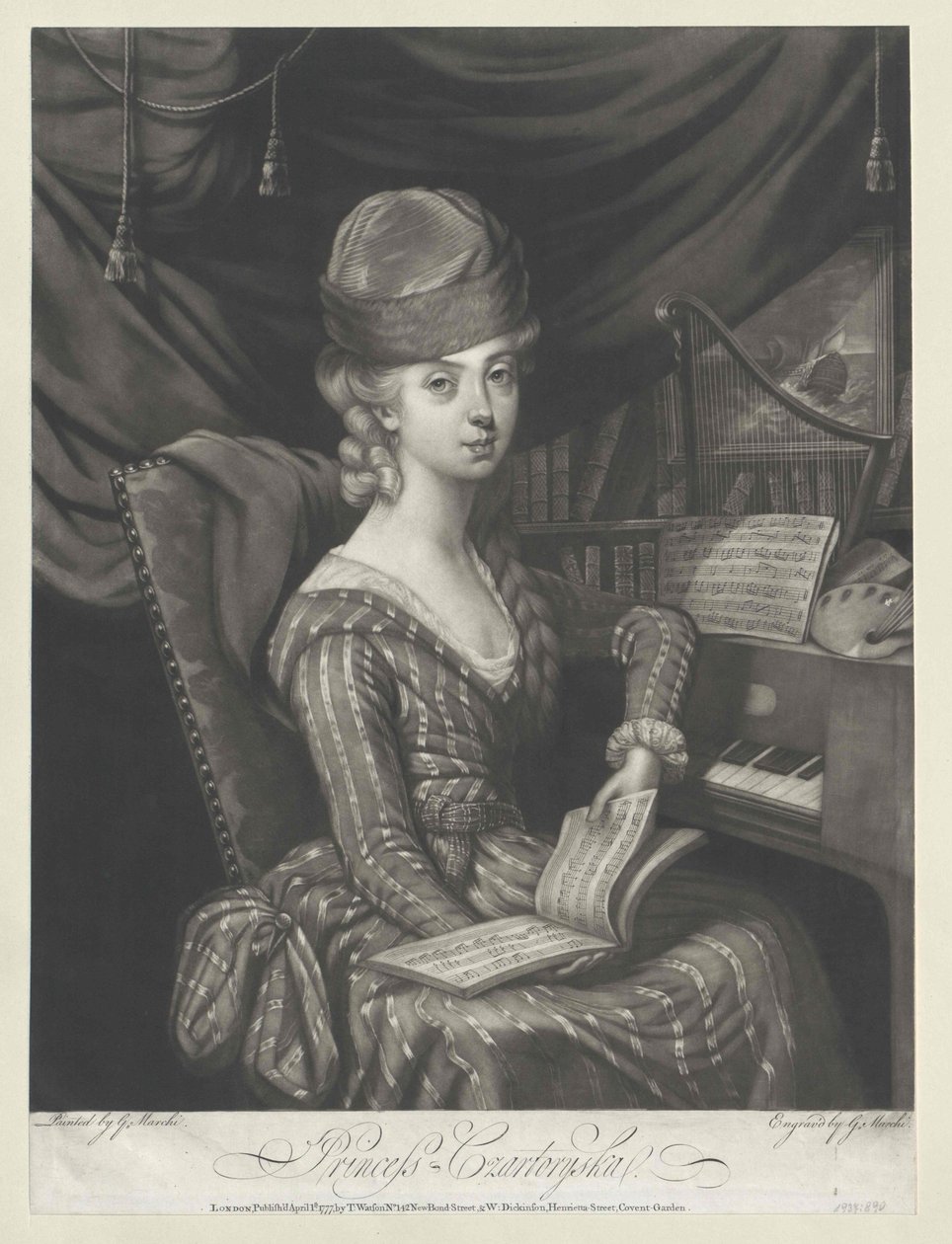 Maria Anna Prinzessin Czartoryska von Artist Unknown