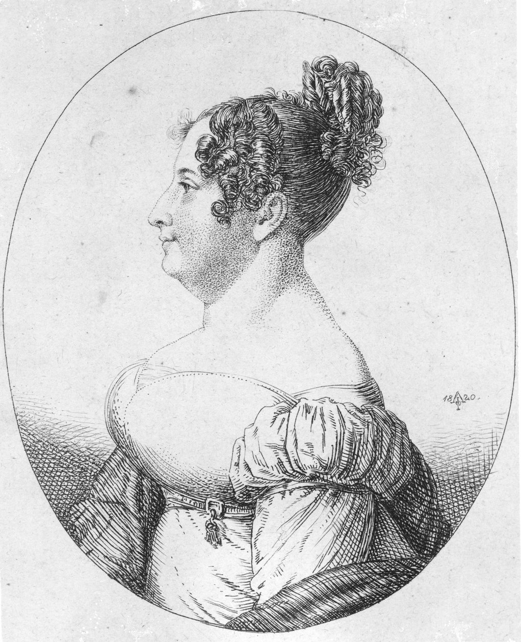 Maria Charlotte Baronin von 1782 - 1841 Kerpen von Artist Unknown
