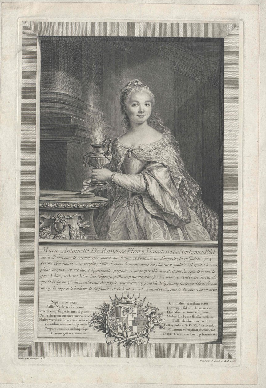 Marie Diane Antoinette de Rosset de Rocozel de Fleury von Artist Unknown