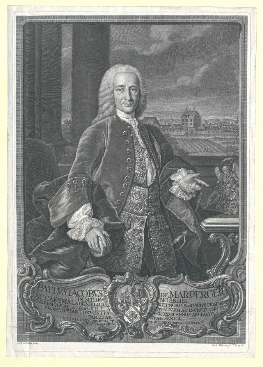 Paul Jakob von Marperger von Artist Unknown