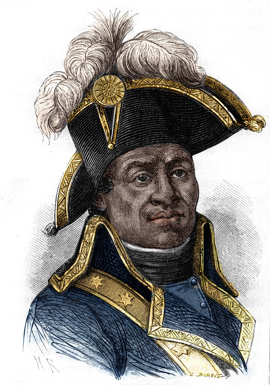 Porträt von François Dominique Toussaint, genannt "Toussaint-Louverture", haitianischer Staatsmann von Artist Unknown