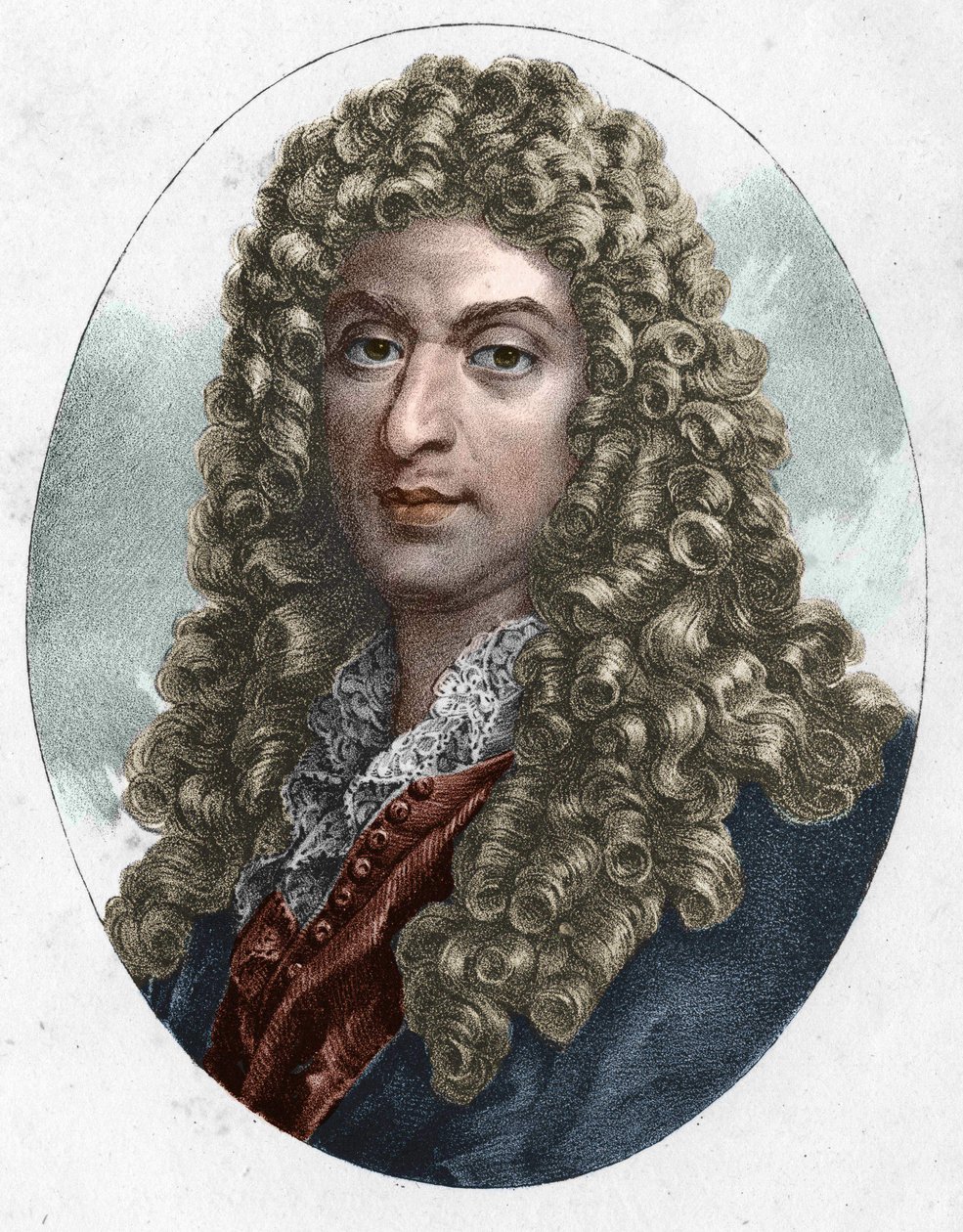 Porträt von Jean Baptiste Lully, französischer Komponist italienischer Herkunft von Artist Unknown