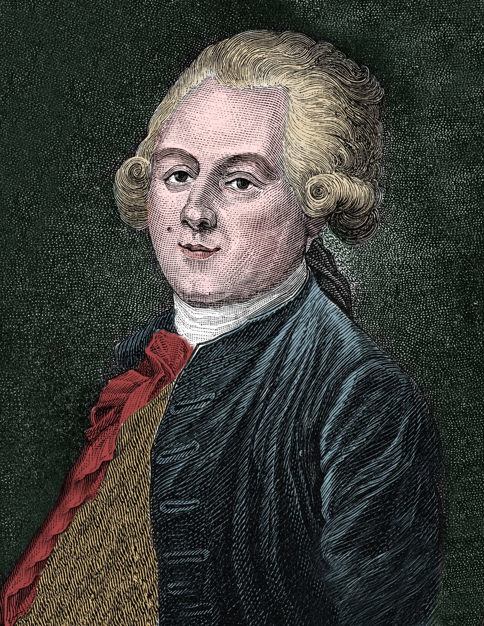 Porträt von Louis-Sebastien Mercier, französischer Essayist, Dramatiker von Artist Unknown