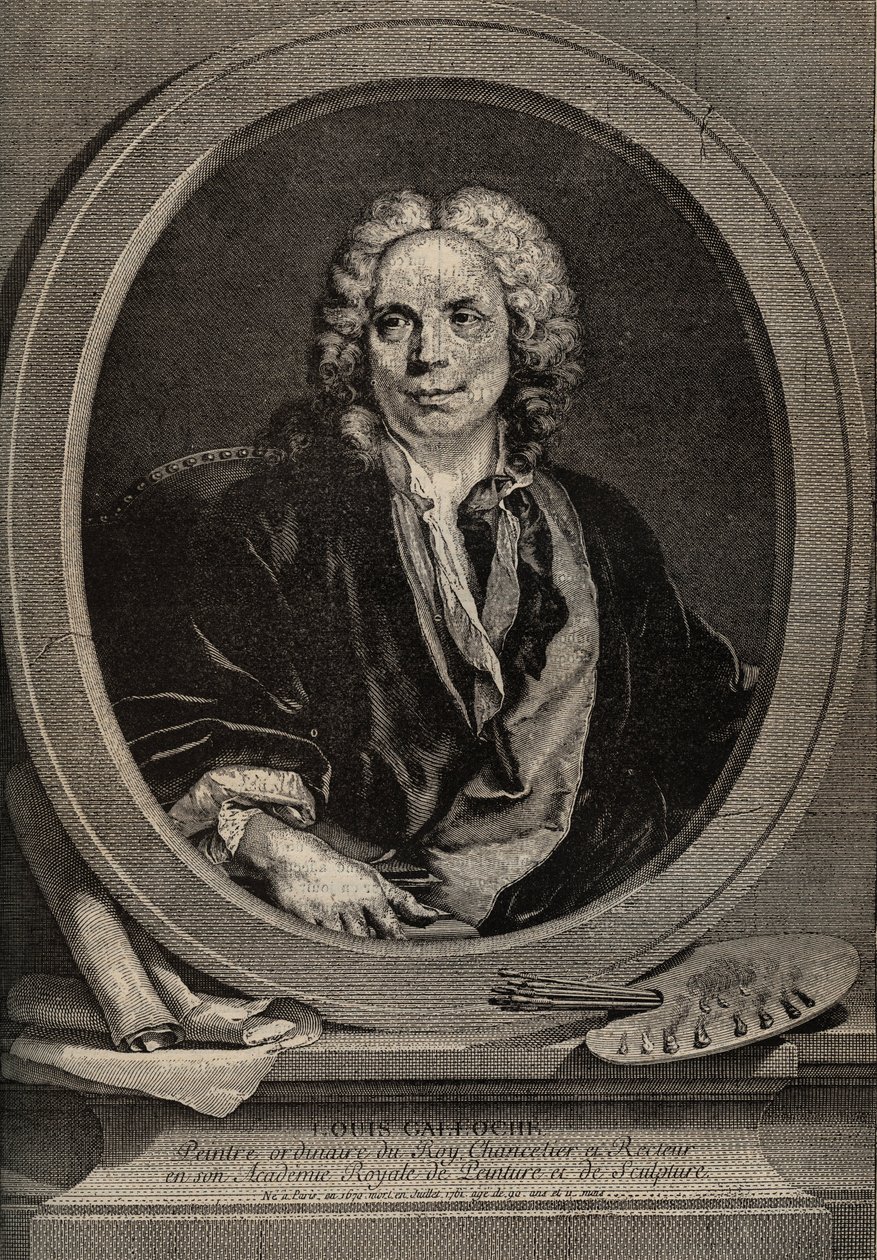 Porträt von Louis Galloche, französischer Maler von Artist Unknown