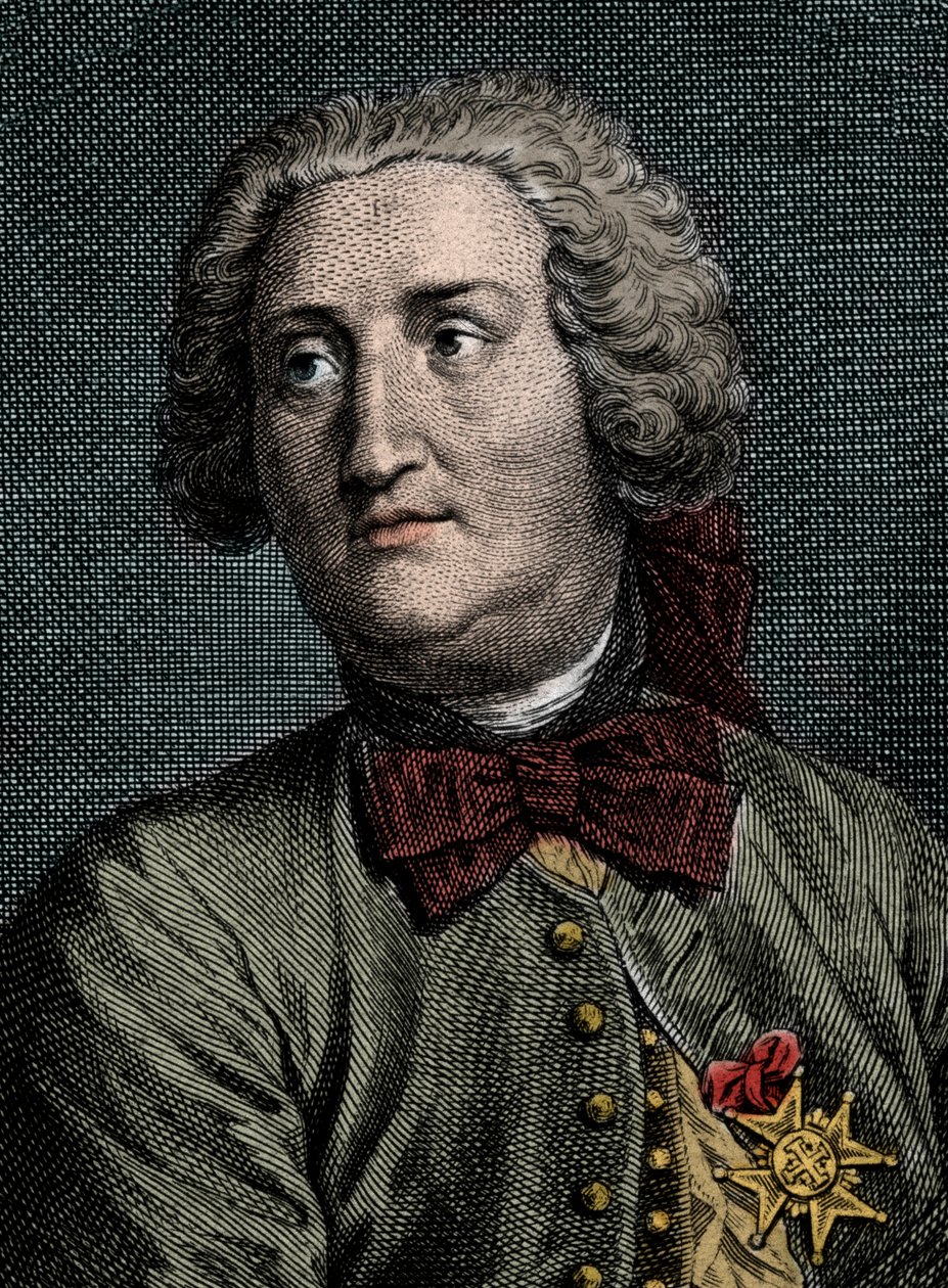 Porträt von Louis Marchand, französischer Komponist, Organist und Cembalist von Artist Unknown