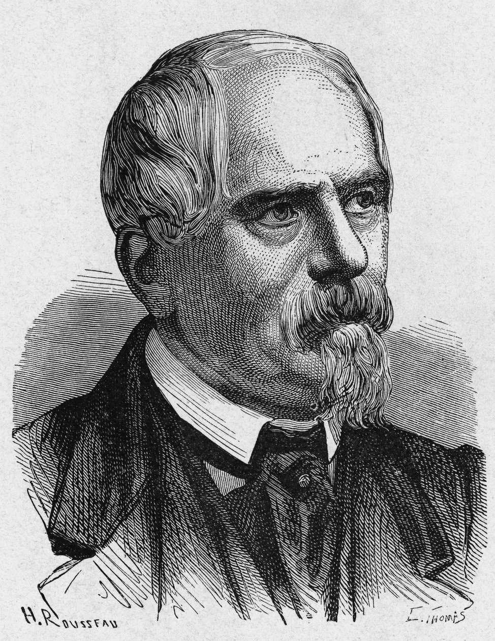 Porträt von Paul Bins, Graf von Saint Victor, französischer Essayist und Kritiker von Artist Unknown