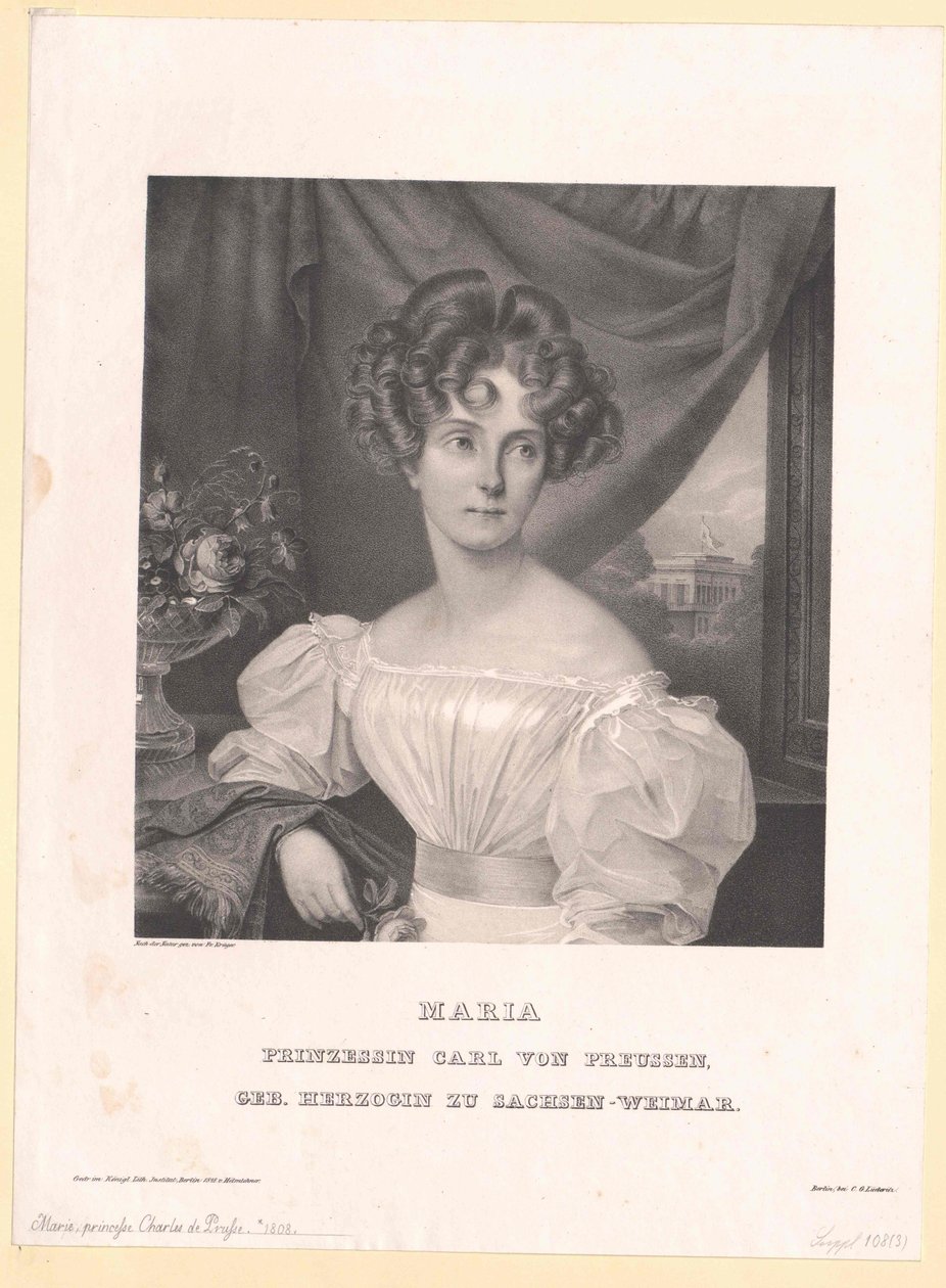 Prinzessin von Sachsen-Weimar Eisenach Maria von Artist Unknown