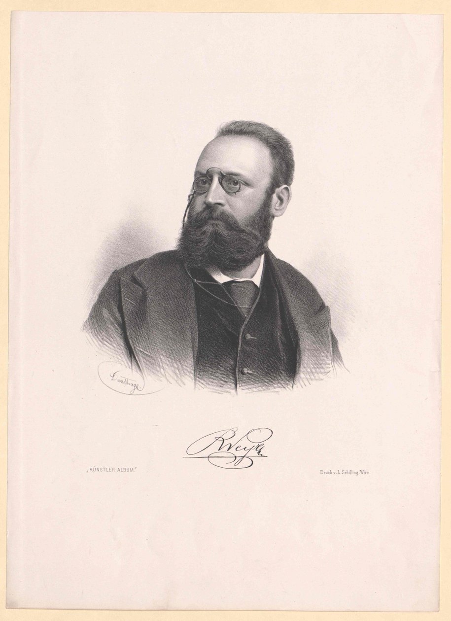 Rudolf Ritter Weyr von Artist Unknown: Kunstdruck kaufen
